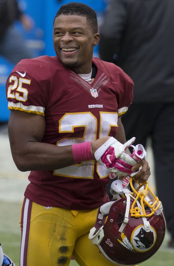 Chris Thompson with the Washington Redskins, 2015