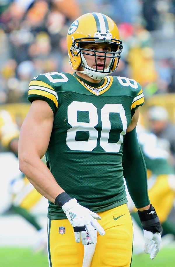 Jimmy Graham with the Green Bay Packers, 2019