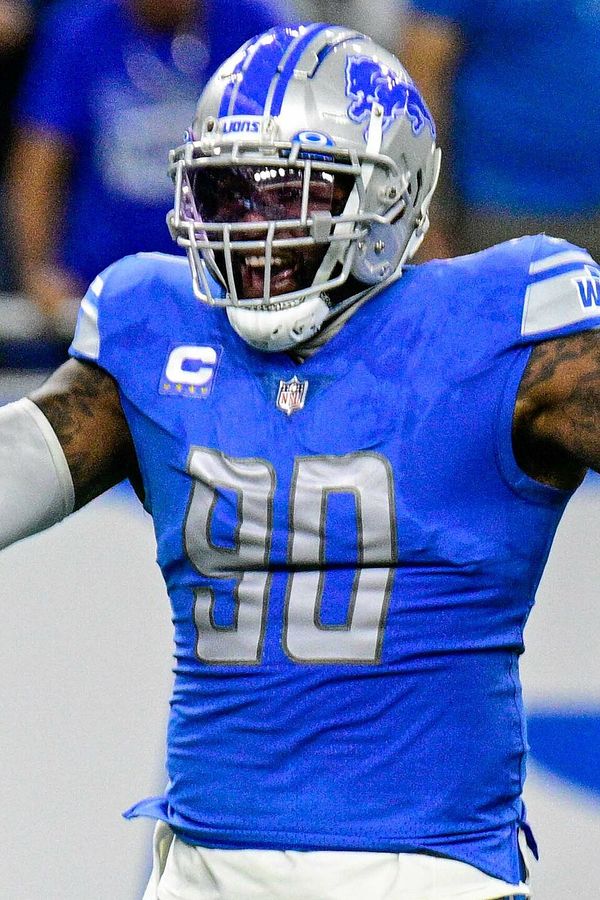 Michael Brockers with the Detroit Lions, 2022