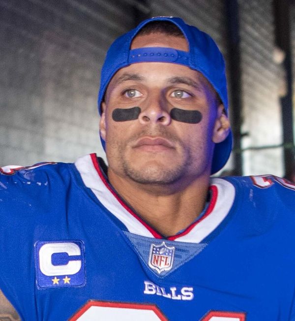 Jordan Poyer with the Buffalo Bills, 2021