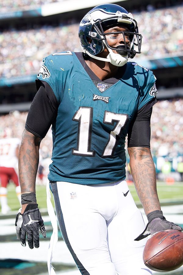 Alshon Jeffery with the Philadelphia Eagles, 2019