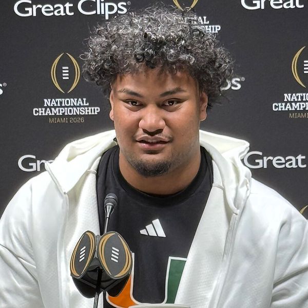 Francis Mauigoa with the New York Giants, 2026