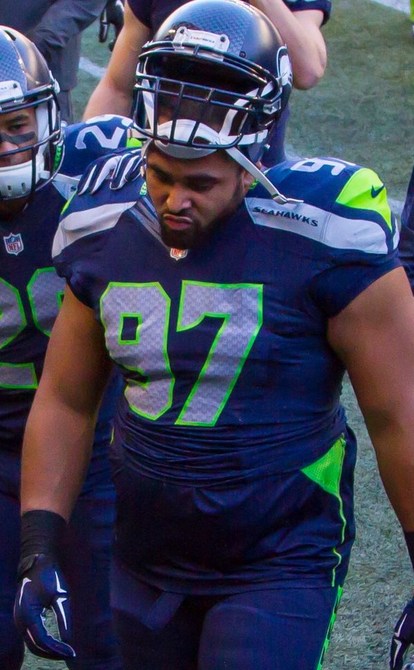 Jordan Hill with the Seattle Seahawks, 2014