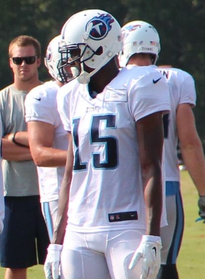 Justin Hunter with the Tennessee Titans, 2014