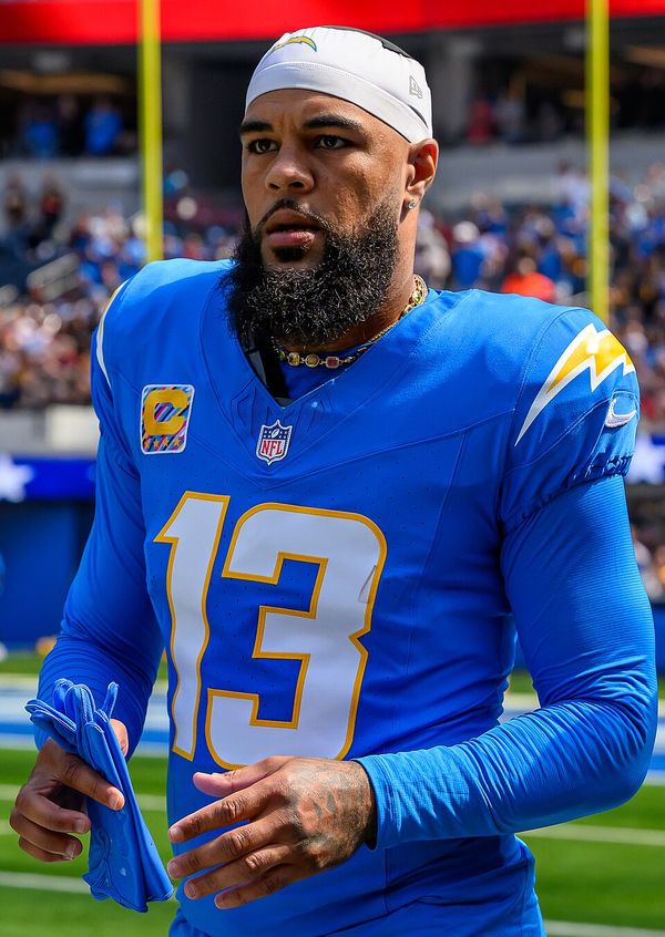 Keenan Allen with the Los Angeles Chargers, 2025