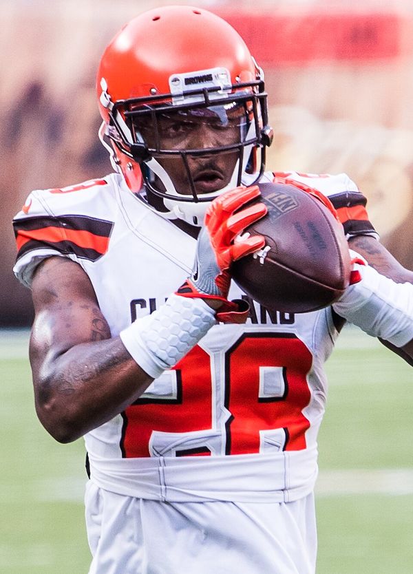 E.J. Gaines with the Cleveland Browns, 2018