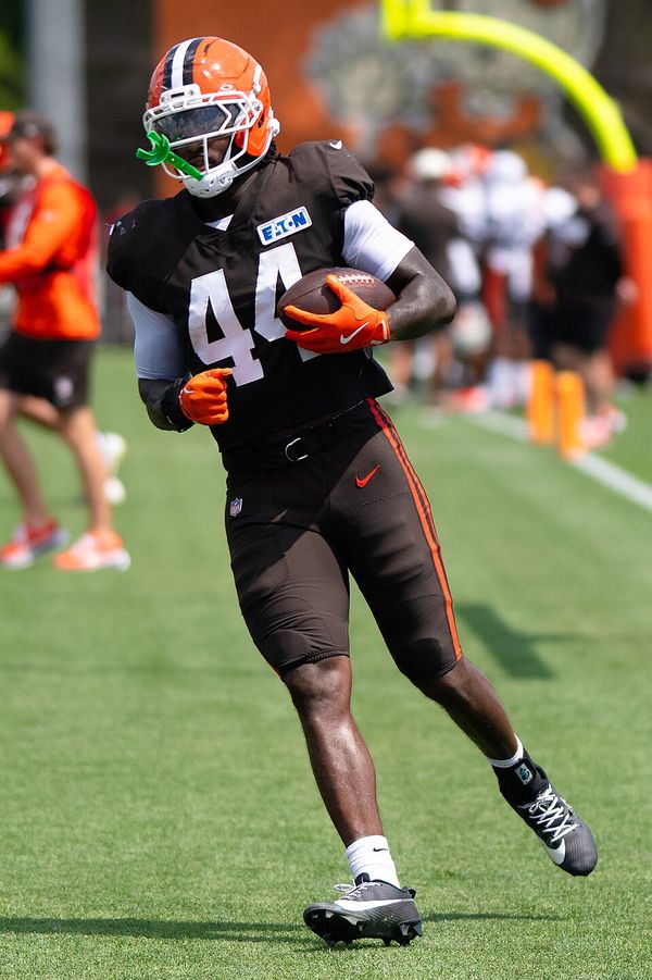 Harold Fannin Jr. with the Cleveland Browns, 2026