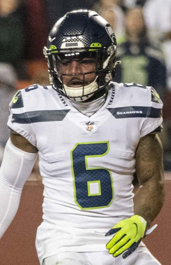 Quandre Diggs with the Seattle Seahawks