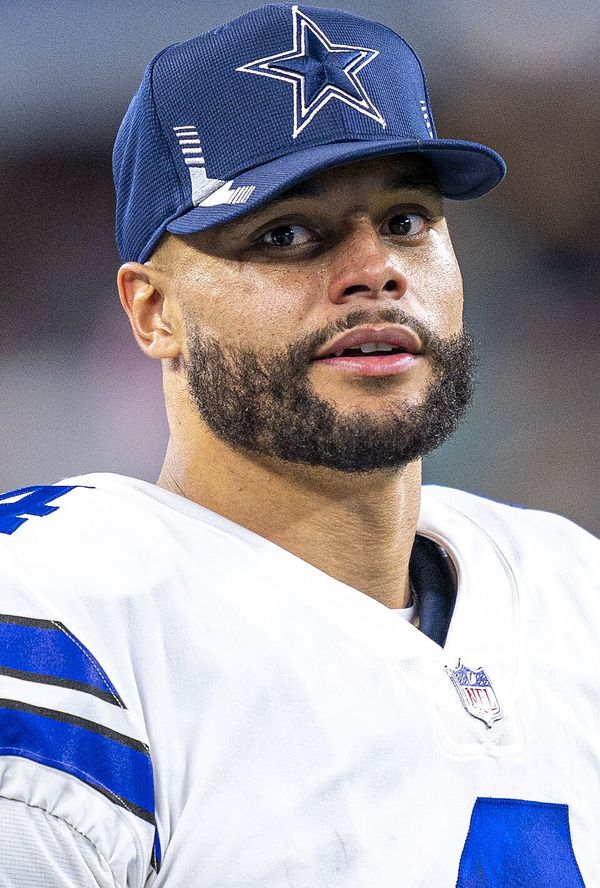Dak Prescott with the Dallas Cowboys, 2021