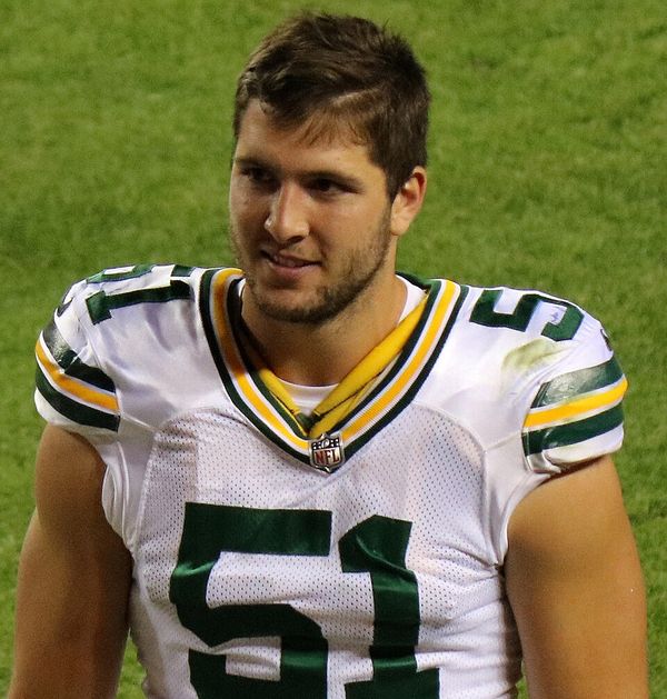 Kyler Fackrell with the Green Bay Packers, 2017