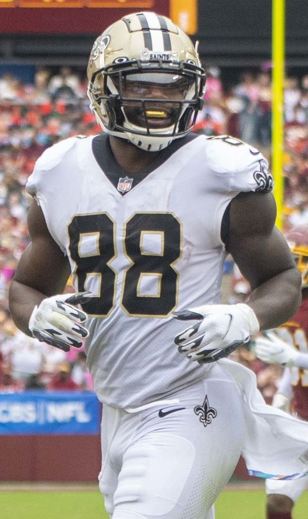 Ty Montgomery with the New Orleans Saints, 2021