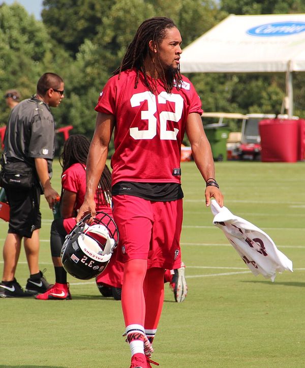 Jalen Collins with the Atlanta Falcons, 2015