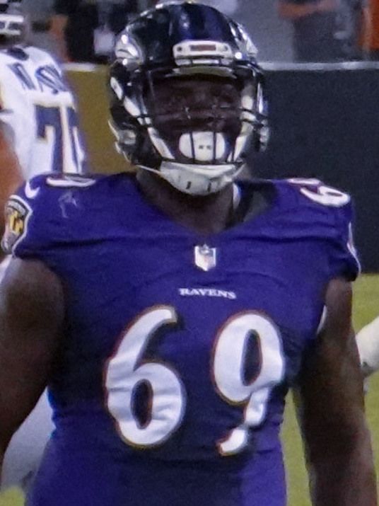 Willie Henry with the Baltimore Ravens, 2018