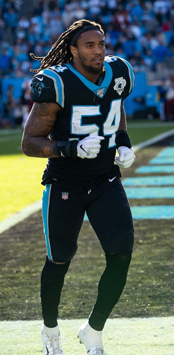 Shaq Thompson with the Carolina Panthers, 2019