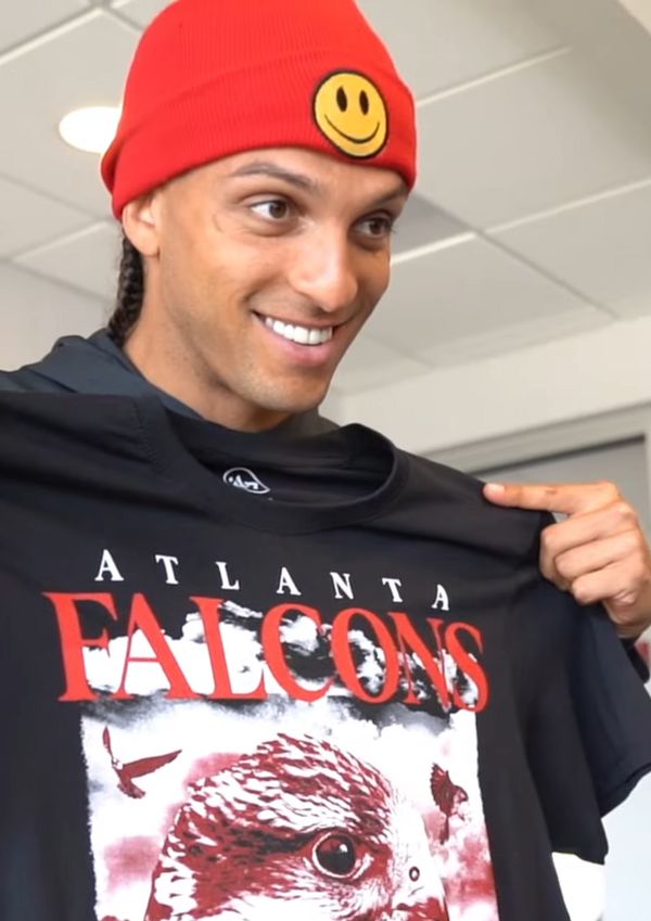 Mack Hollins with the Atlanta Falcons
