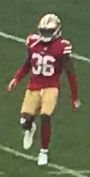 Marcell Harris with the San Francisco 49ers, 2018