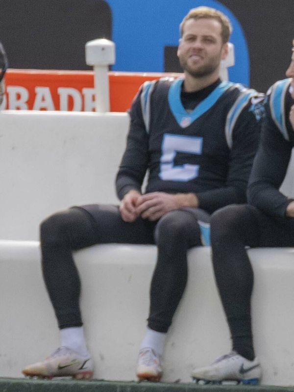 Zane Gonzalez with the Carolina Panthers, 2021