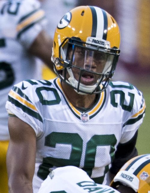 Kevin King with the Green Bay Packers, 2017