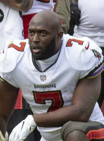 Leonard Fournette with the Tampa Bay Buccaneers