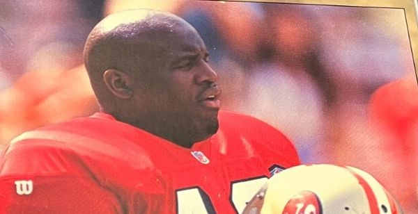 William Floyd with the San Francisco 49ers, 1996