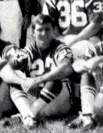 Ray Perkins with the Indianapolis Colts, 1970