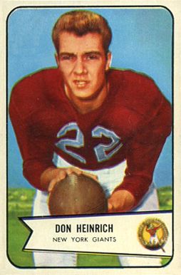 Don Heinrich, 1954