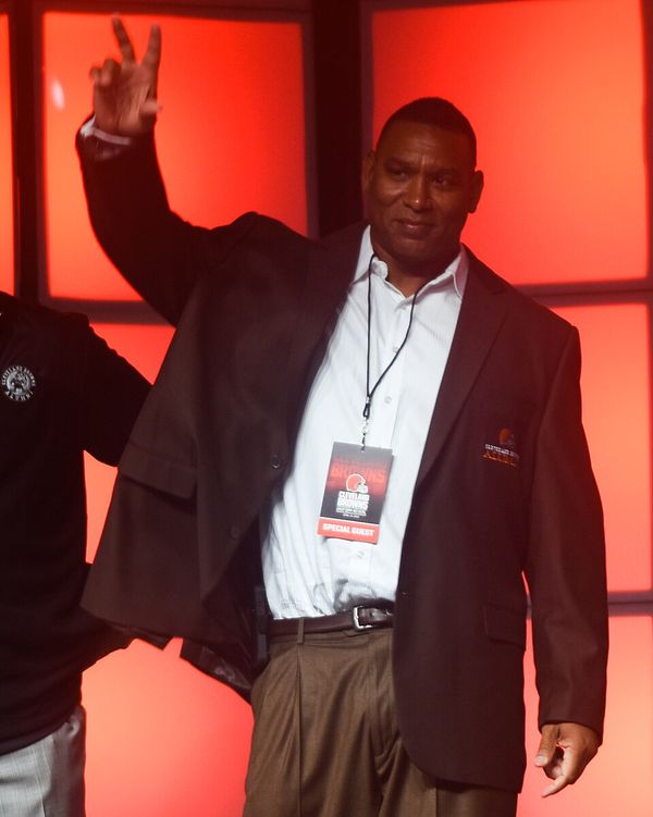 John Thierry with the Cleveland Browns