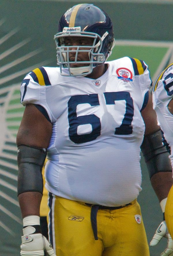 Damien Woody with the New York Jets, 2009