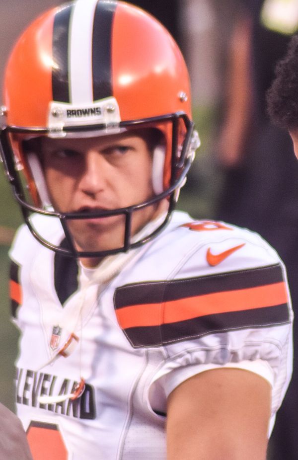 Andy Lee with the Cleveland Browns