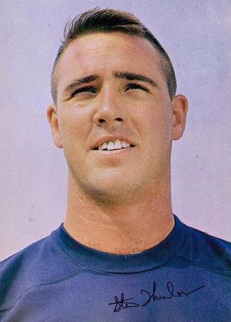 Steve Thurlow with the New York Giants, 1965