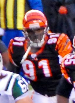 Robert Geathers with the Cincinnati Bengals, 2010