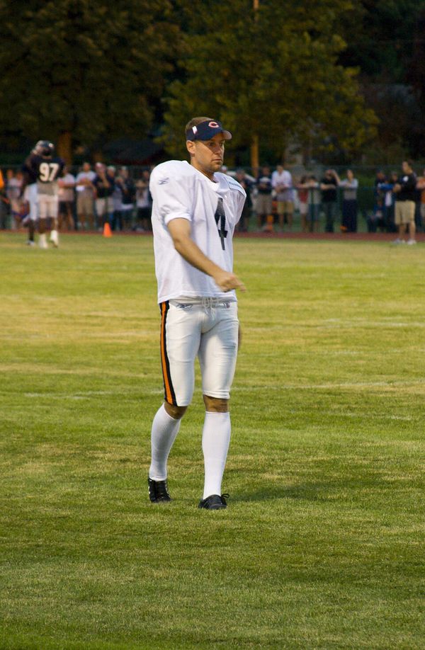 Brad Maynard with the Chicago Bears, 2009