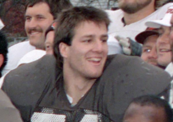 Mike Junkin with the Cleveland Browns