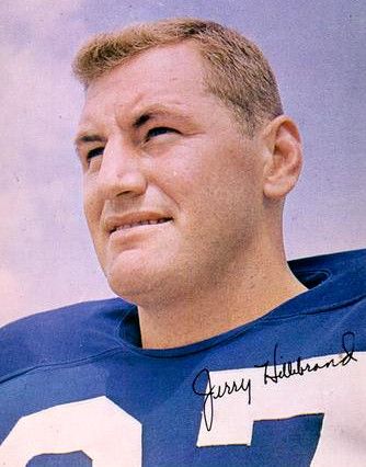 Jerry Hillebrand with the New York Giants, 1965