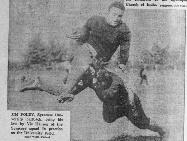 Vic Hanson at Syracuse