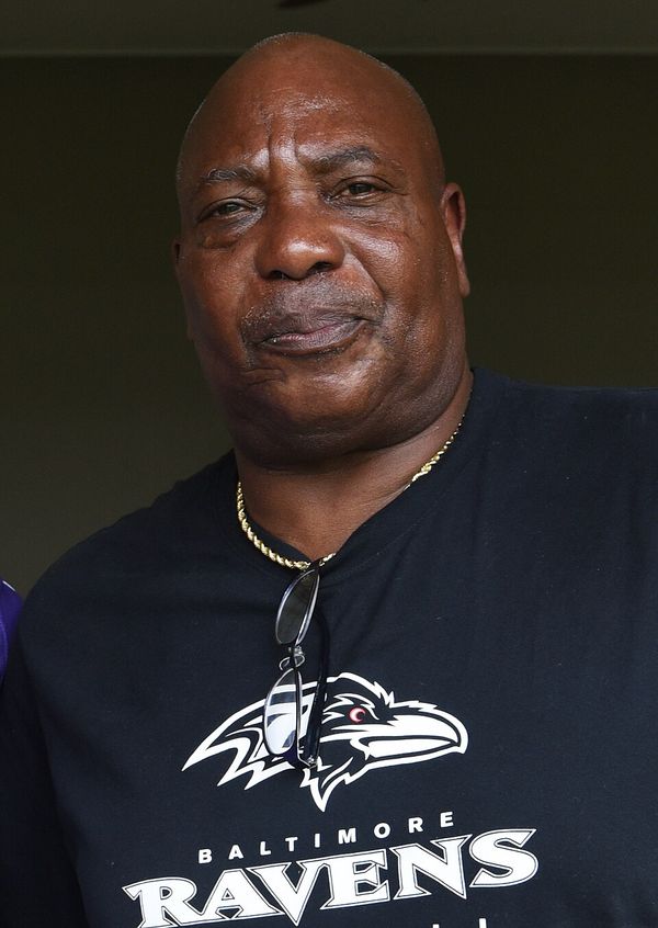 Ozzie Newsome with the Baltimore Ravens
