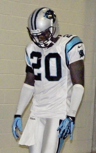 Chris Gamble with the Carolina Panthers, 2012
