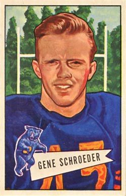 Gene Schroeder, 1952