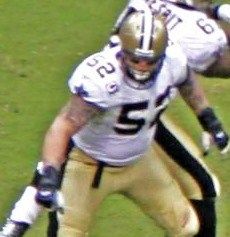 Jeff Faine with the New Orleans Saints