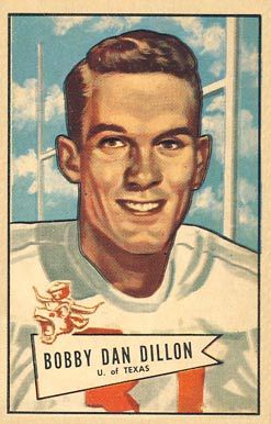 Bobby Dillon, 1952
