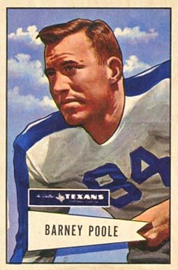 Barney Poole, 1952