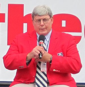John Hannah with the New England Patriots