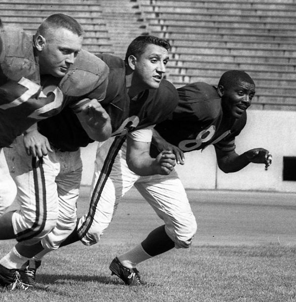 John Mellekas with the Chicago Bears, 1961