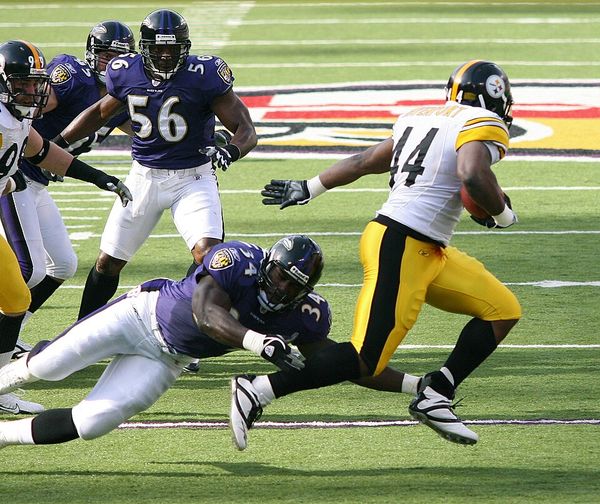 Najeh Davenport with the Pittsburgh Steelers, 2006