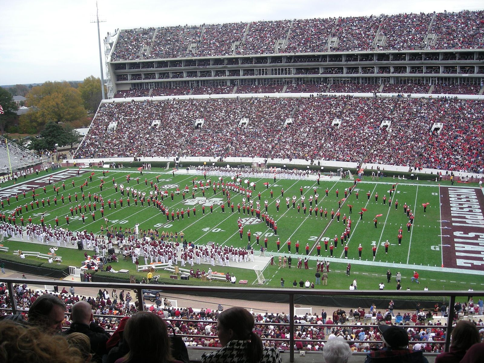 Halftime during the 2009 Egg Bowl