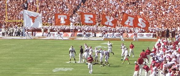 Finally a reason for Longhorn fans to smile on the second Saturday of October!