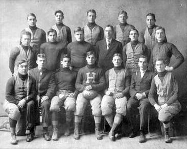 The 1908 Harvard team