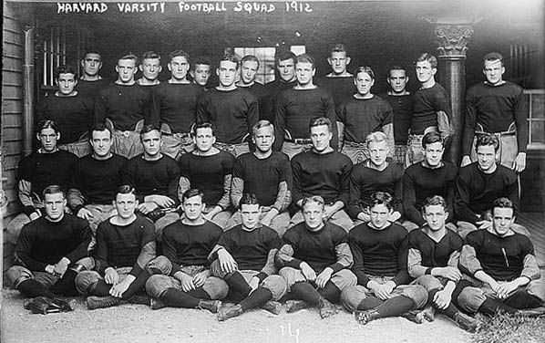 The 1912 Harvard team