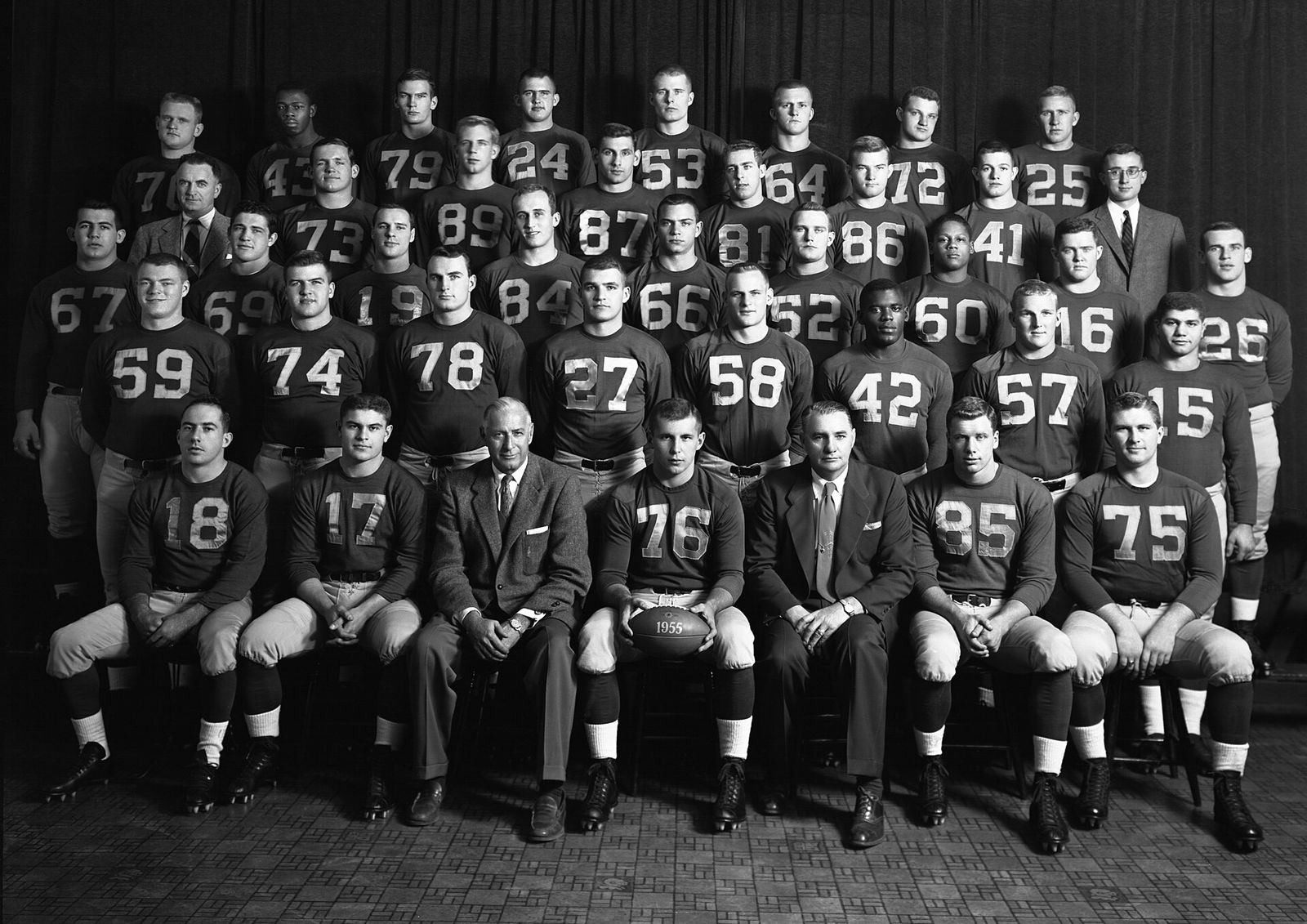The 1955 Michigan team