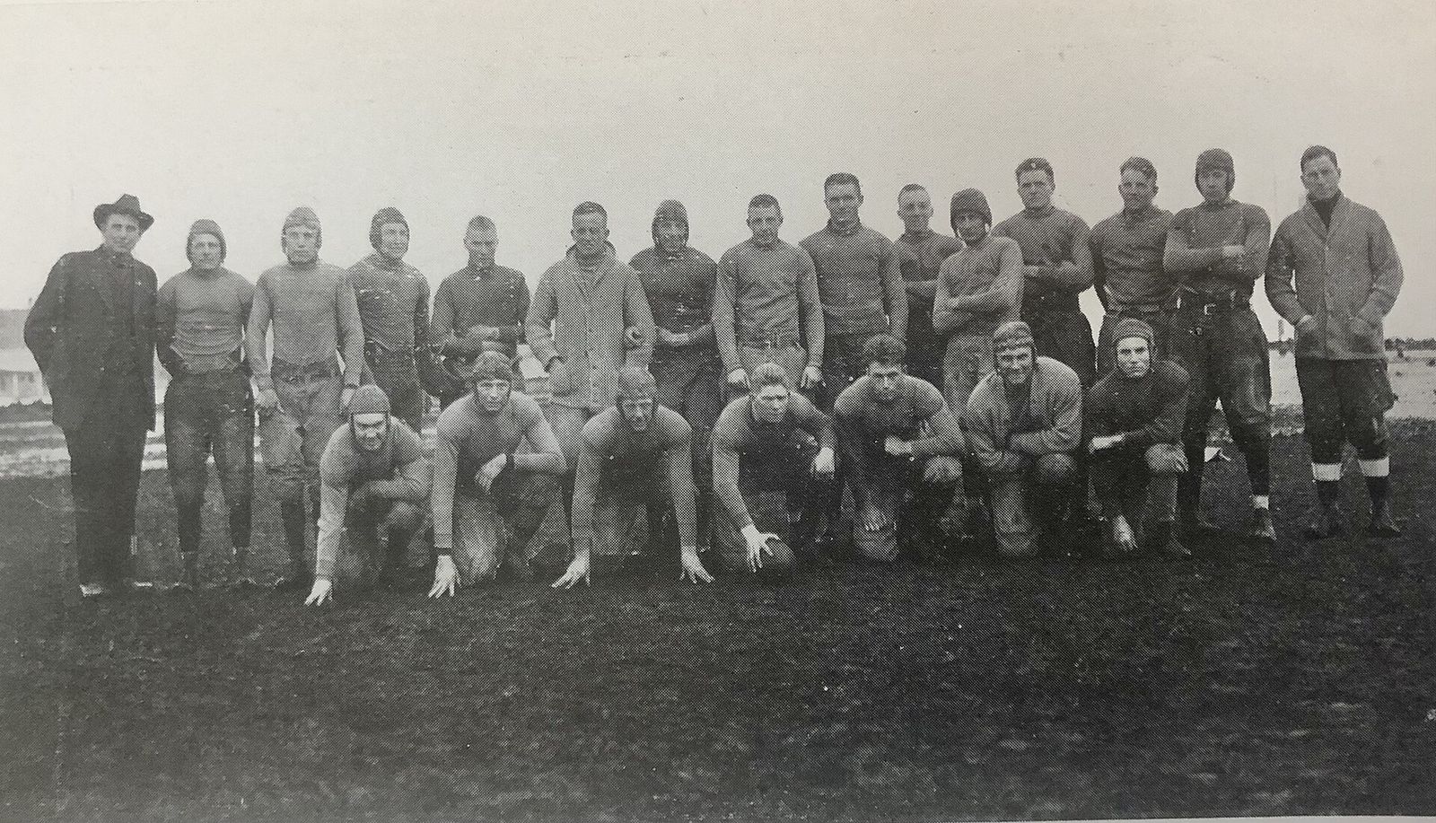 The "Regulars" from the 1919 football team